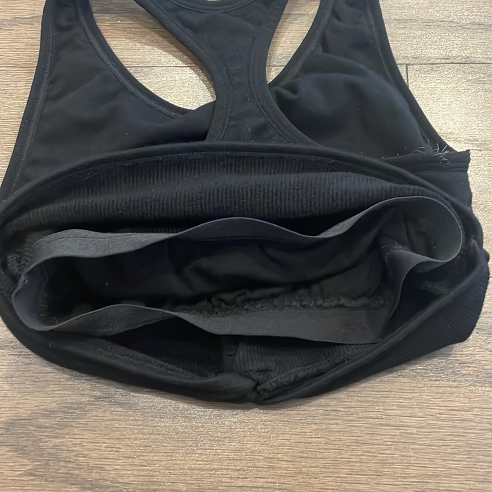 Fabletics Black Cloud Midi Seamless Bra - Size Xs - image 4